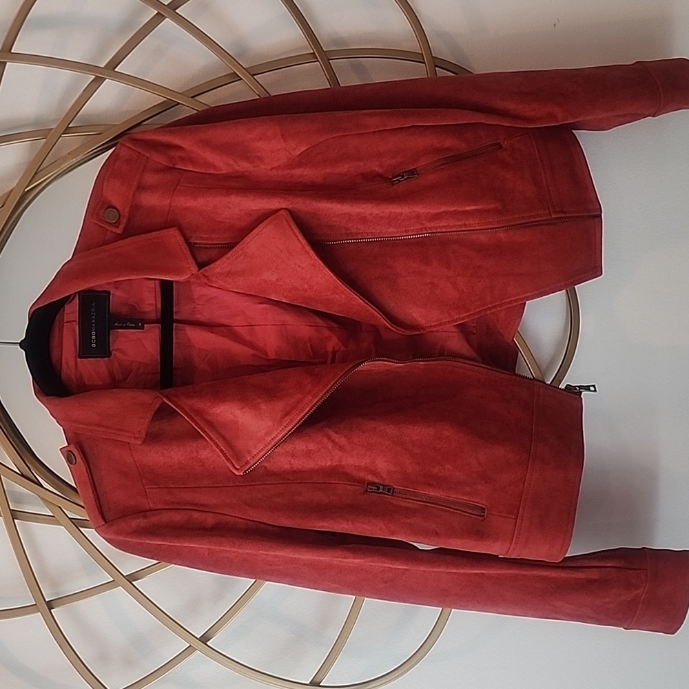 Bcbgmaxazria suede jacket